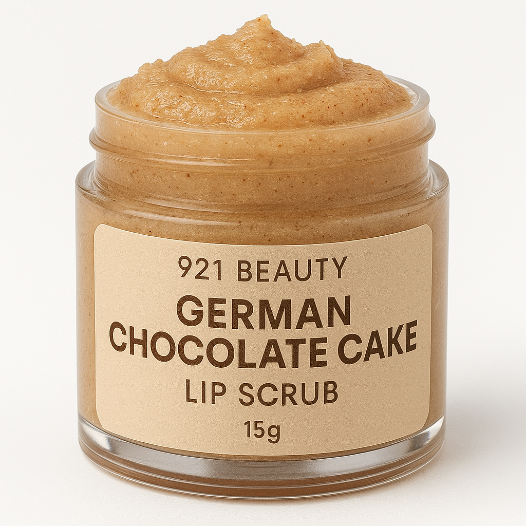 CREAMY LIP SCRUB-GERMAN CHOCOLATE CAKE