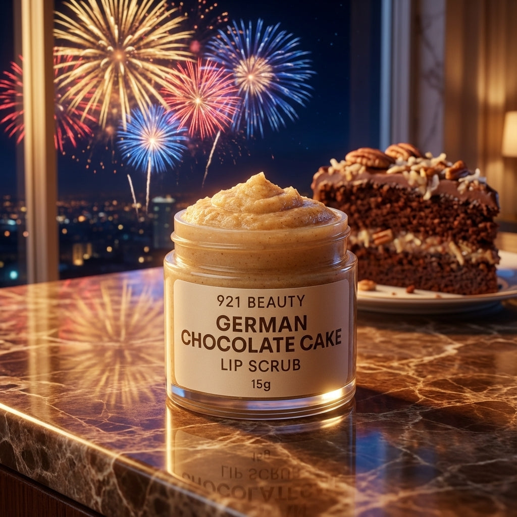 CREAMY LIP SCRUB-GERMAN CHOCOLATE CAKE