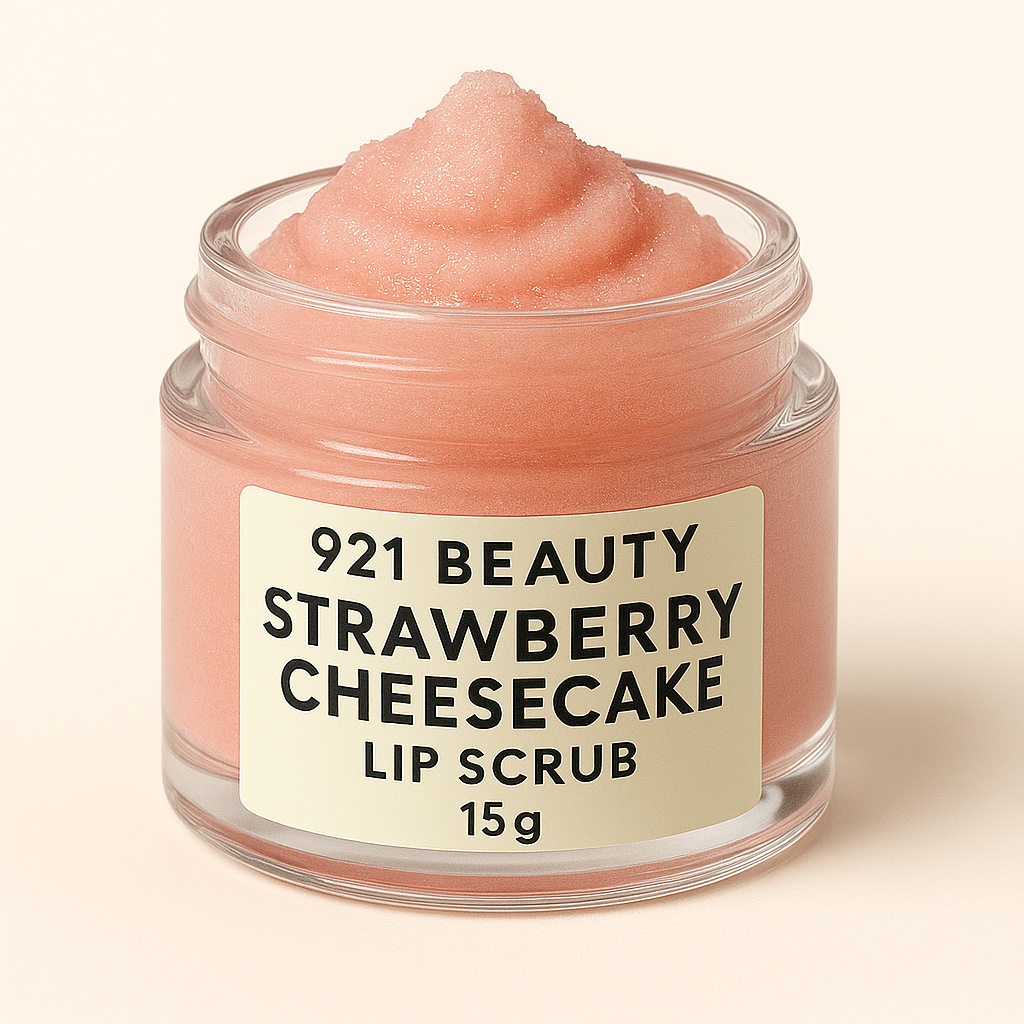 CREAMY LIP SCRUB-STRAWBERRY CHEESECAKE